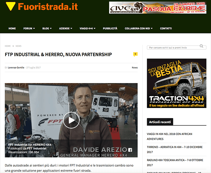 PORTFOLIO: FUORISTRADA.IT